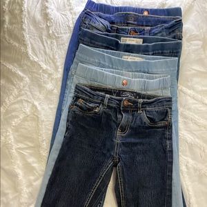 Girls Stretch Jeans Lot, 10